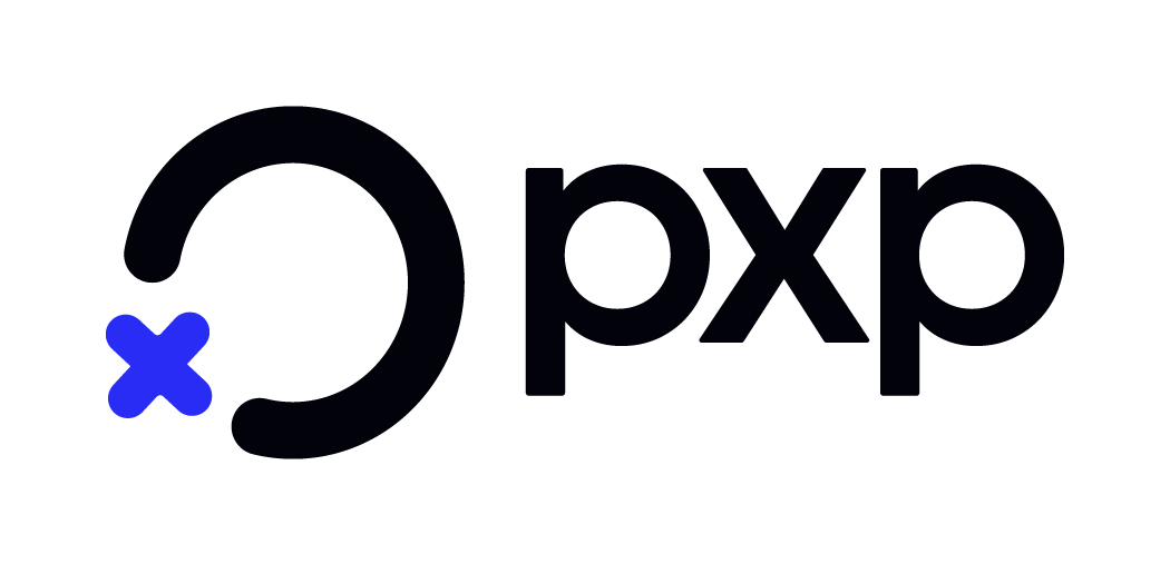 PXP Logo Black + Blue